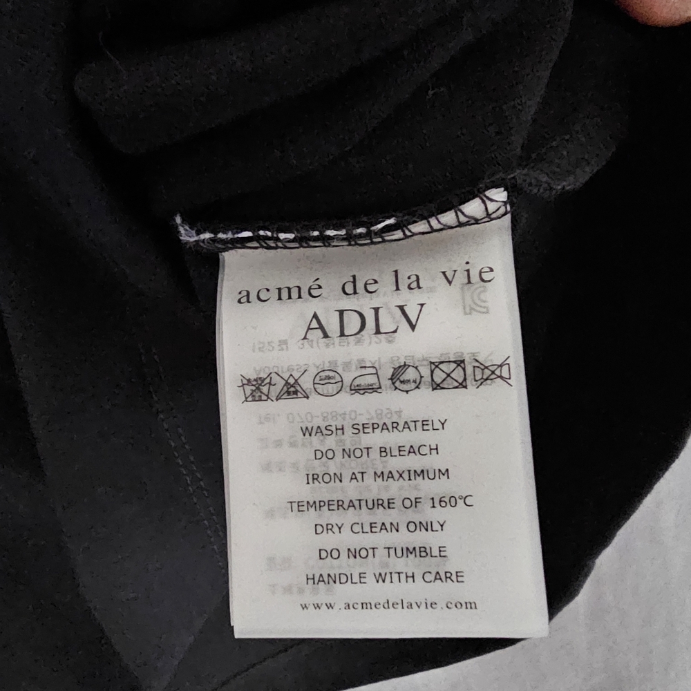 ADLV Acme De La Vie Black Shirt Mens W/Baby Face Donuts Graphic ADLV A3-21 - Picture 6 of 6